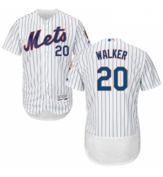 Mens Majestic New York Mets 20 Neil Walker White Home Flex Base Authentic Collection MLB Jersey Mens Majestic New York Mets 20 Neil Walker White Home Flex Base Authentic Collection MLB Jersey