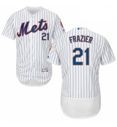 Mens Majestic New York Mets 21 Todd Frazier White Home Flex Base Authentic Collection MLB Jersey Mens Majestic New York Mets 21 Todd Frazier White Home Flex Base Authentic Collection MLB Jersey