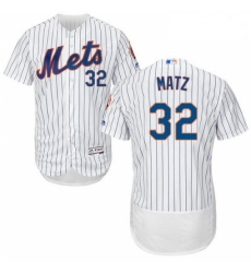 Mens Majestic New York Mets 32 Steven Matz White Home Flex Base Authentic Collection MLB Jersey Mens Majestic New York Mets 32 Steven Matz White Home Flex Base Authentic Collection MLB Jersey