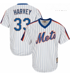 Mens Majestic New York Mets 33 Matt Harvey Replica White Cooperstown MLB Jersey Mens Majestic New York Mets 33 Matt Harvey Replica White Cooperstown MLB Jersey