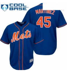 Mens Majestic New York Mets 45 Pedro Martinez Replica Royal Blue Alternate Home Cool Base MLB Jersey Mens Majestic New York Mets 45 Pedro Martinez Replica Royal Blue Alternate Home Cool Base MLB Jersey