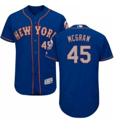 Mens Majestic New York Mets 45 Tug McGraw RoyalGray Alternate Flex Base Authentic Collection MLB Jersey Mens Majestic New York Mets 45 Tug McGraw RoyalGray Alternate Flex Base Authentic Collection MLB Jersey