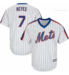 Mens Majestic New York Mets 7 Jose Reyes Replica White Alternate Cool Base MLB Jersey Mens Majestic New York Mets 7 Jose Reyes Replica White Alternate Cool Base MLB Jersey