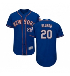 Mens New York Mets 20 Pete Alonso Royal Gray Alternate Flex Base Authentic Collection Baseball Jersey Mens New York Mets 20 Pete Alonso Royal Gray Alternate Flex Base Authentic Collection Baseball Jersey