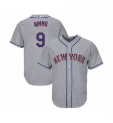 Mens New York Mets 9 Brandon Nimmo Replica Grey Road Cool Base Baseball Jersey Mens New York Mets 9 Brandon Nimmo Replica Grey Road Cool Base Baseball Jersey
