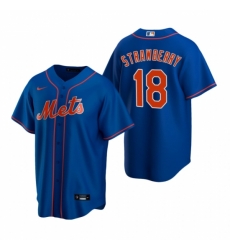 Mens Nike New York Mets 18 Darryl Strawberry Royal Alternate Stitched Baseball Jerse Mens Nike New York Mets 18 Darryl Strawberry Royal Alternate Stitched Baseball Jerse