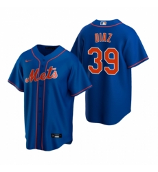 Mens Nike New York Mets 39 Edwin Diaz Royal Alternate Stitched Baseball Jersey Mens Nike New York Mets 39 Edwin Diaz Royal Alternate Stitched Baseball Jersey