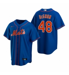 Mens Nike New York Mets 48 Jacob deGrom Royal Alternate Stitched Baseball Jerse Mens Nike New York Mets 48 Jacob deGrom Royal Alternate Stitched Baseball Jerse
