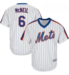 Mets #6 Jeff McNeil White(Blue Strip) New Cool Base Alternate Stitched Baseball Jersey Mets #6 Jeff McNeil White(Blue Strip) New Cool Base Alternate Stitched Baseball Jersey