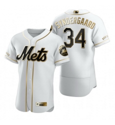 New York Mets 34 Noah Syndergaard White Nike Mens Authentic Golden Edition MLB Jersey New York Mets 34 Noah Syndergaard White Nike Mens Authentic Golden Edition MLB Jersey