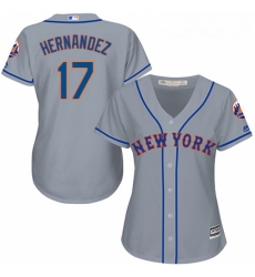 Womens Majestic New York Mets 17 Keith Hernandez Replica Grey Road Cool Base MLB Jersey Womens Majestic New York Mets 17 Keith Hernandez Replica Grey Road Cool Base MLB Jersey