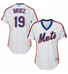 Womens Majestic New York Mets 19 Jay Bruce Authentic White Alternate Cool Base MLB Jersey Womens Majestic New York Mets 19 Jay Bruce Authentic White Alternate Cool Base MLB Jersey