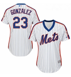 Womens Majestic New York Mets 23 Adrian Gonzalez Replica White Alternate Cool Base MLB Jersey Womens Majestic New York Mets 23 Adrian Gonzalez Replica White Alternate Cool Base MLB Jersey