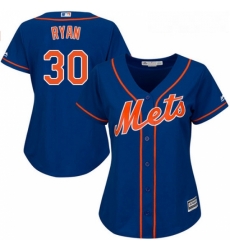 Womens Majestic New York Mets 30 Nolan Ryan Authentic Royal Blue Alternate Home Cool Base MLB Jersey Womens Majestic New York Mets 30 Nolan Ryan Authentic Royal Blue Alternate Home Cool Base MLB Jersey