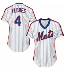 Womens Majestic New York Mets 4 Wilmer Flores Authentic White Alternate Cool Base MLB Jersey Womens Majestic New York Mets 4 Wilmer Flores Authentic White Alternate Cool Base MLB Jersey
