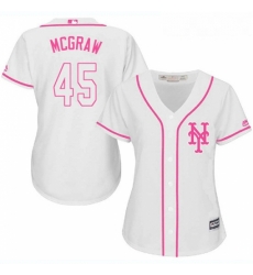 Womens Majestic New York Mets 45 Tug McGraw Replica White Fashion Cool Base MLB Jersey Womens Majestic New York Mets 45 Tug McGraw Replica White Fashion Cool Base MLB Jersey