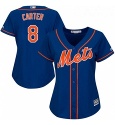 Womens Majestic New York Mets 8 Gary Carter Authentic Royal Blue Alternate Home Cool Base MLB Jersey Womens Majestic New York Mets 8 Gary Carter Authentic Royal Blue Alternate Home Cool Base MLB Jersey