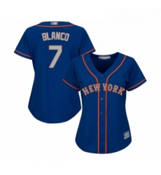 Womens New York Mets 7 Gregor Blanco Authentic Royal Blue Alternate Road Cool Base Baseball Jersey Womens New York Mets 7 Gregor Blanco Authentic Royal Blue Alternate Road Cool Base Baseball Jersey