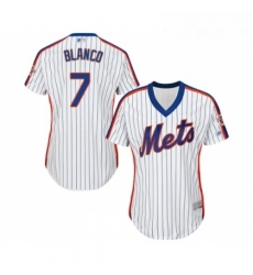 Womens New York Mets 7 Gregor Blanco Authentic White Alternate Cool Base Baseball Jersey Womens New York Mets 7 Gregor Blanco Authentic White Alternate Cool Base Baseball Jersey