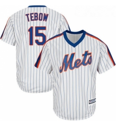 Youth Majestic New York Mets 15 Tim Tebow Authentic White Alternate Cool Base MLB Jersey Youth Majestic New York Mets 15 Tim Tebow Authentic White Alternate Cool Base MLB Jersey