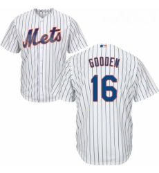 Youth Majestic New York Mets 16 Dwight Gooden Replica White Home Cool Base MLB Jersey Youth Majestic New York Mets 16 Dwight Gooden Replica White Home Cool Base MLB Jersey