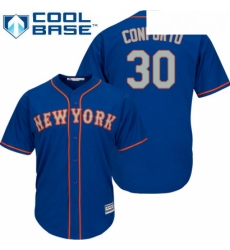 Youth Majestic New York Mets 30 Michael Conforto Authentic Royal Blue Alternate Road Cool Base MLB Jersey Youth Majestic New York Mets 30 Michael Conforto Authentic Royal Blue Alternate Road Cool Base MLB Jersey