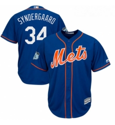 Youth Majestic New York Mets 34 Noah Syndergaard Authentic Royal Blue 2017 Spring Training Cool Base MLB Jersey Youth Majestic New York Mets 34 Noah Syndergaard Authentic Royal Blue 2017 Spring Training Cool Base MLB Jersey
