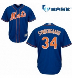 Youth Majestic New York Mets 34 Noah Syndergaard Replica Royal Blue Alternate Home Cool Base MLB Jersey Youth Majestic New York Mets 34 Noah Syndergaard Replica Royal Blue Alternate Home Cool Base MLB Jersey