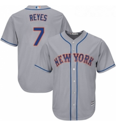 Youth Majestic New York Mets 7 Jose Reyes Authentic Grey Road Cool Base MLB Jersey Youth Majestic New York Mets 7 Jose Reyes Authentic Grey Road Cool Base MLB Jersey