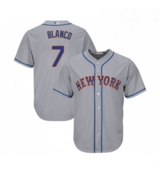 Youth New York Mets 7 Gregor Blanco Authentic Grey Road Cool Base Baseball Jersey Youth New York Mets 7 Gregor Blanco Authentic Grey Road Cool Base Baseball Jersey