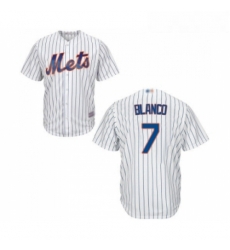 Youth New York Mets 7 Gregor Blanco Authentic White Home Cool Base Baseball Jersey Youth New York Mets 7 Gregor Blanco Authentic White Home Cool Base Baseball Jersey