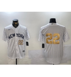 Men New York Yankees 22 Juan Soto White Pinstripe Without Name Fashion Cool Base Jerseys Men New York Yankees 22 Juan Soto White Pinstripe Without Name Fashion Cool Base Jerseys