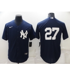 Men New York Yankees 27 Giancarlo Stanton Navy Cool Base Stitched jersey Men New York Yankees 27 Giancarlo Stanton Navy Cool Base Stitched jersey
