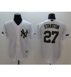 Men New York Yankees 27 Stanton White Game 2021 MLB Jersey Men New York Yankees 27 Stanton White Game 2021 MLB Jersey