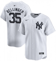 Men New York Yankees 35 Cody Bellinger White 2024 Home Limited With Name Stitched Baseball Jersey Men New York Yankees 35 Cody Bellinger White 2024 Home Limited With Name Stitched Baseball Jersey