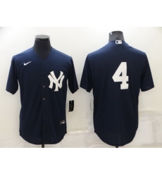 Men New York Yankees 4 Lou Gehrig Navy Cool Base Stitched jersey Men New York Yankees 4 Lou Gehrig Navy Cool Base Stitched jersey