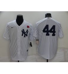 Men New York Yankees 44 Reggie Jackson White Cool Base Stitched Baseball Jersey Men New York Yankees 44 Reggie Jackson White Cool Base Stitched Baseball Jersey