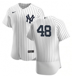 Men New York Yankees 48 Anthony Rizzo White Flex Base Stitched Baseball Jersey Men New York Yankees 48 Anthony Rizzo White Flex Base Stitched Baseball Jersey
