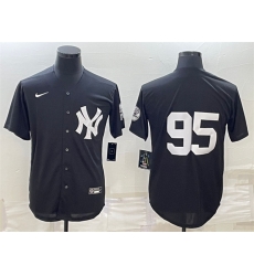Men New York Yankees 95 Oswaldo Cabrera Black Stitched Jersey Men New York Yankees 95 Oswaldo Cabrera Black Stitched Jersey