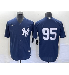Men New York Yankees 95 Oswaldo Cabrera Navy Stitched Jersey Men New York Yankees 95 Oswaldo Cabrera Navy Stitched Jersey