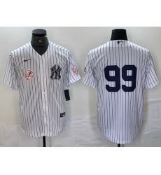 Men New York Yankees 99 Aaron Judge White Cool Base Stitched Baseball Jersey Men New York Yankees 99 Aaron Judge White Cool Base Stitched Baseball Jersey