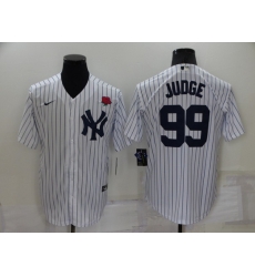 Men New York Yankees 99 Aaron Judge White Cool Base Stitched Baseball Jersey Men New York Yankees 99 Aaron Judge White Cool Base Stitched Baseball Jersey