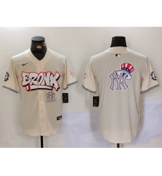 Men New York Yankees Blank Cream The Bronx Graffiti V2 Vapor Limited Stitched Baseball Jersey 6 Men New York Yankees Blank Cream The Bronx Graffiti V2 Vapor Limited Stitched Baseball Jersey 6