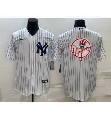 Men New York Yankees White Team Big Logo Cool Base Stitched Baseball Jersey Men New York Yankees White Team Big Logo Cool Base Stitched Baseball Jersey