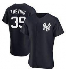 Men Nike New York Yankees 39 Jose Trevino Black Cool base Stitched MLB Jersey Men Nike New York Yankees 39 Jose Trevino Black Cool base Stitched MLB Jersey
