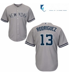 Mens Majestic New York Yankees 13 Alex Rodriguez Replica Grey Road MLB Jersey Mens Majestic New York Yankees 13 Alex Rodriguez Replica Grey Road MLB Jersey