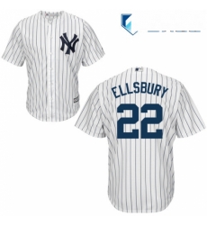 Mens Majestic New York Yankees 22 Jacoby Ellsbury Replica White Home MLB Jersey Mens Majestic New York Yankees 22 Jacoby Ellsbury Replica White Home MLB Jersey