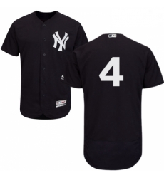 Mens Majestic New York Yankees 4 Lou Gehrig Navy Blue Alternate Flex Base Authentic Collection MLB Jersey Mens Majestic New York Yankees 4 Lou Gehrig Navy Blue Alternate Flex Base Authentic Collection MLB Jersey