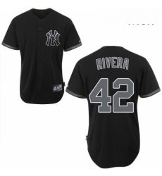 Mens Majestic New York Yankees 42 Mariano Rivera Replica Black Fashion MLB Jersey Mens Majestic New York Yankees 42 Mariano Rivera Replica Black Fashion MLB Jersey