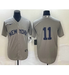 Men's New York Yankees #11 Anthony Volpe 2021 Grey Field of Dreams Cool Base Stitched Baseball Jersey Men's New York Yankees #11 Anthony Volpe 2021 Grey Field of Dreams Cool Base Stitched Baseball Jersey